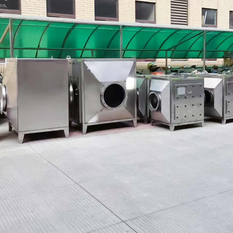 Štruktúra adsorpčnej krabice z nehrdzavejúcej ocele 304 s aktívnym uhlím