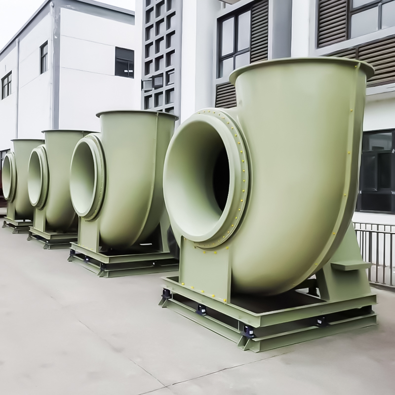 FRP stredotlakové a nízkotlakové antikorózne ventilátory
