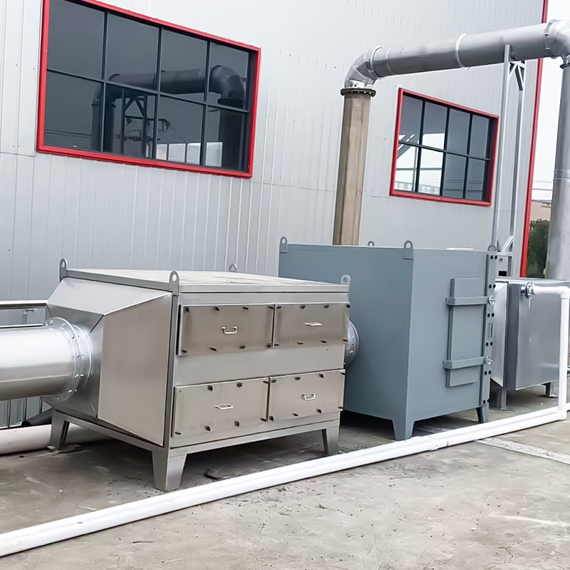 Štruktúra adsorpčnej krabice z nehrdzavejúcej ocele 304 s aktívnym uhlím