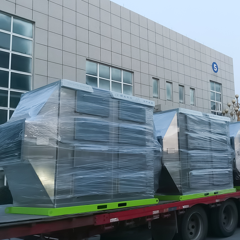 Štruktúra adsorpčnej krabice z nehrdzavejúcej ocele 304 s aktívnym uhlím