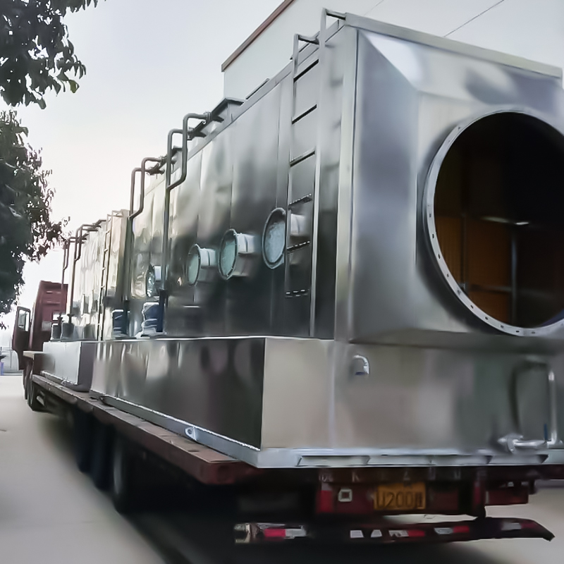 304 horizontálna umývacia veža z nehrdzavejúcej ocele