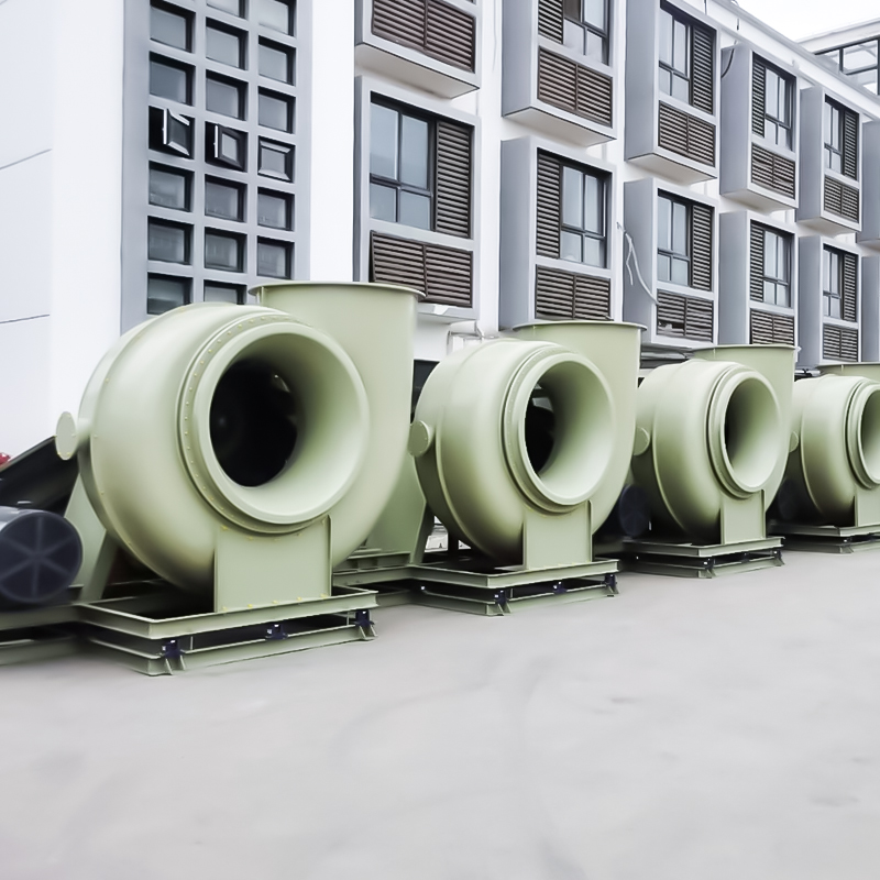 FRP stredotlakové a nízkotlakové antikorózne ventilátory